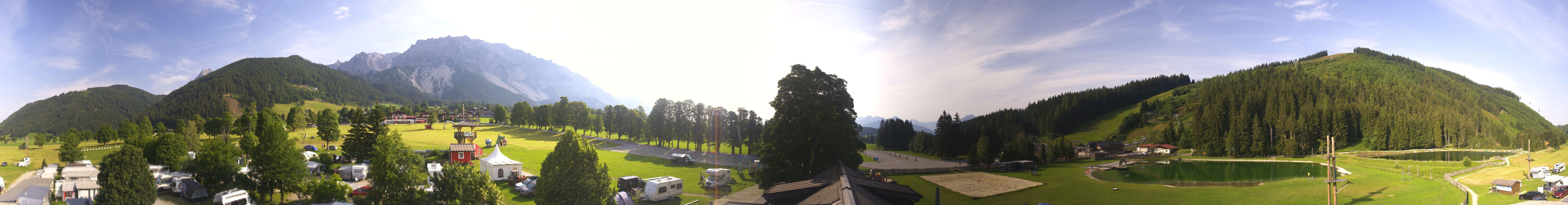Archived image Webcam Camping Ramsau Beach (Schladming-Dachstein)