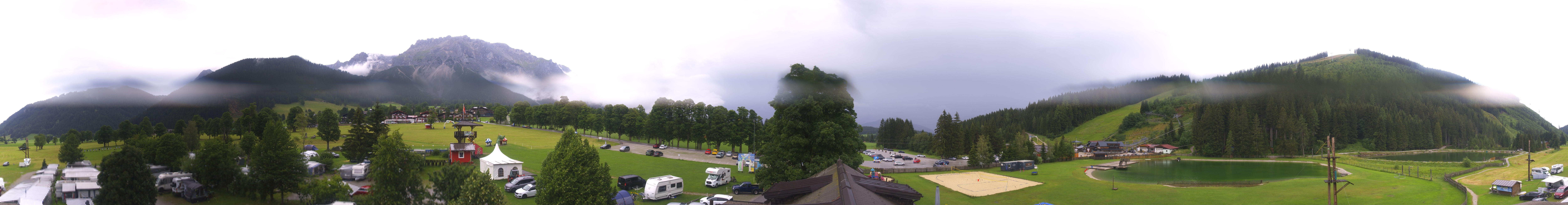 Archived image Webcam Camping Ramsau Beach (Schladming-Dachstein)