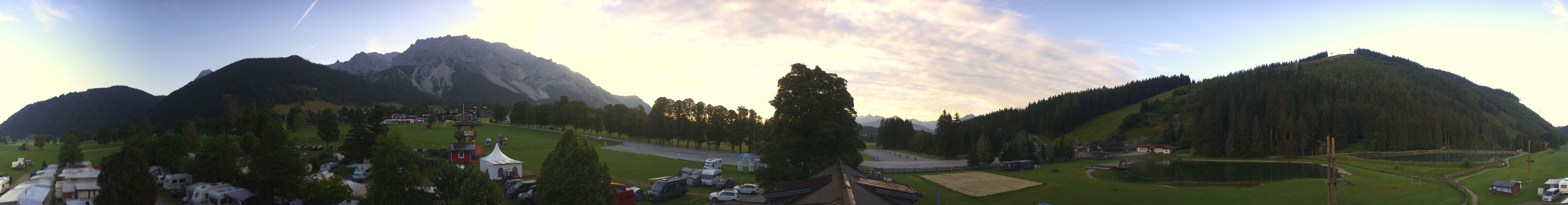 Archived image Webcam Camping Ramsau Beach (Schladming-Dachstein)