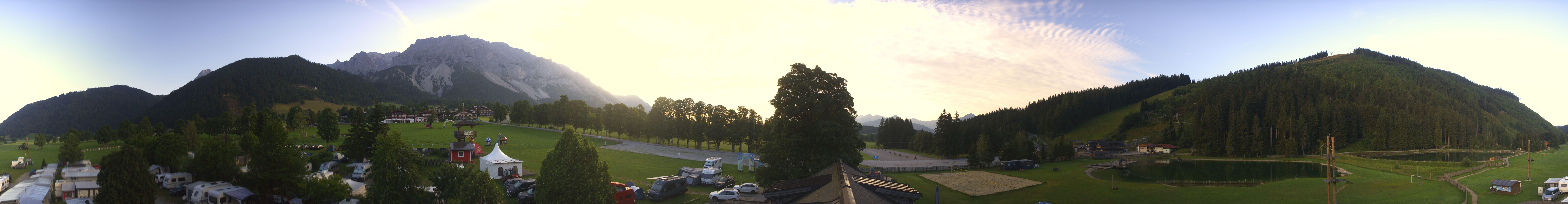 Archived image Webcam Camping Ramsau Beach (Schladming-Dachstein)