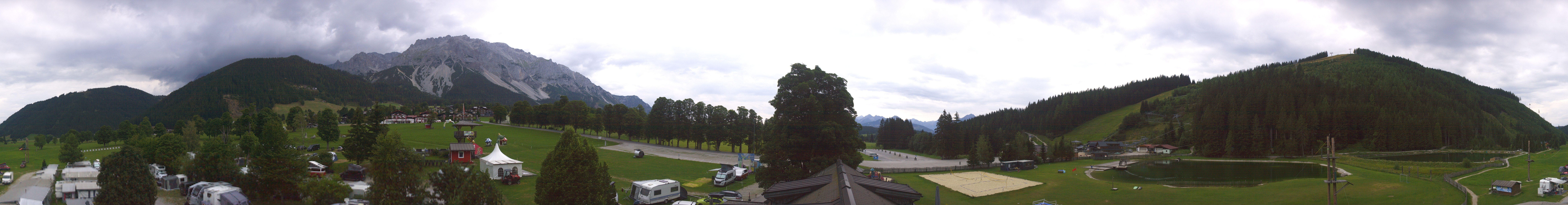 Archived image Webcam Camping Ramsau Beach (Schladming-Dachstein)
