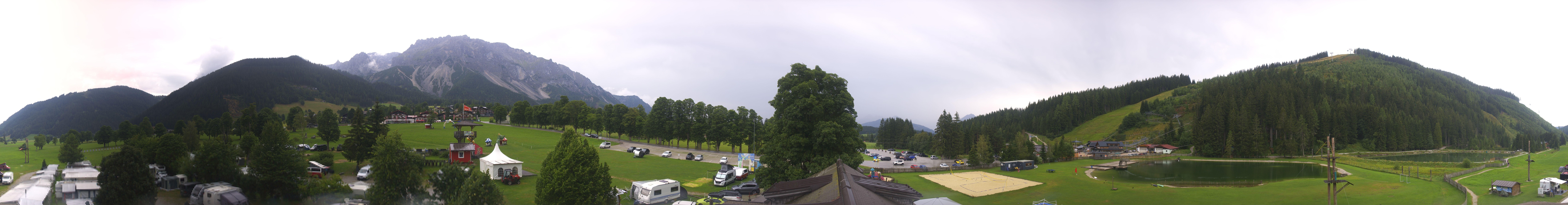 Archived image Webcam Camping Ramsau Beach (Schladming-Dachstein)
