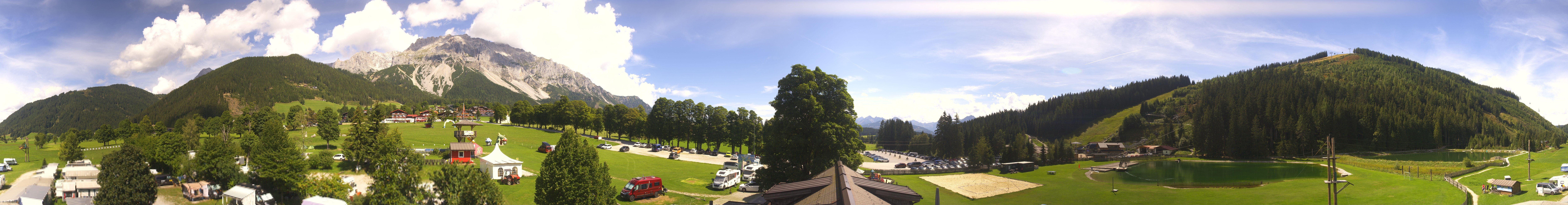 Archived image Webcam Camping Ramsau Beach (Schladming-Dachstein)