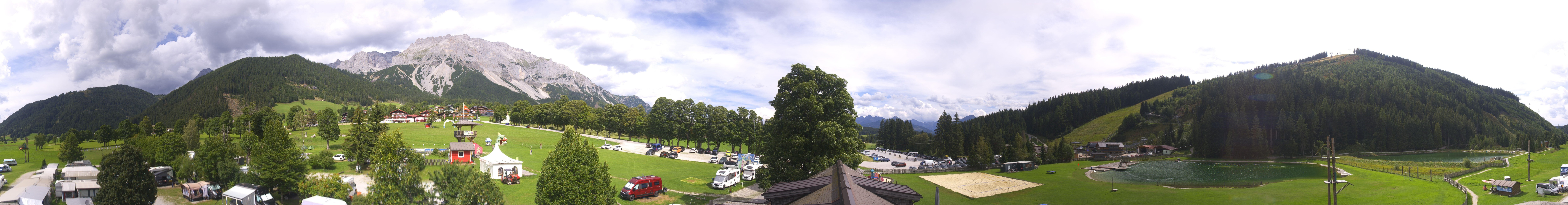 Archived image Webcam Camping Ramsau Beach (Schladming-Dachstein)