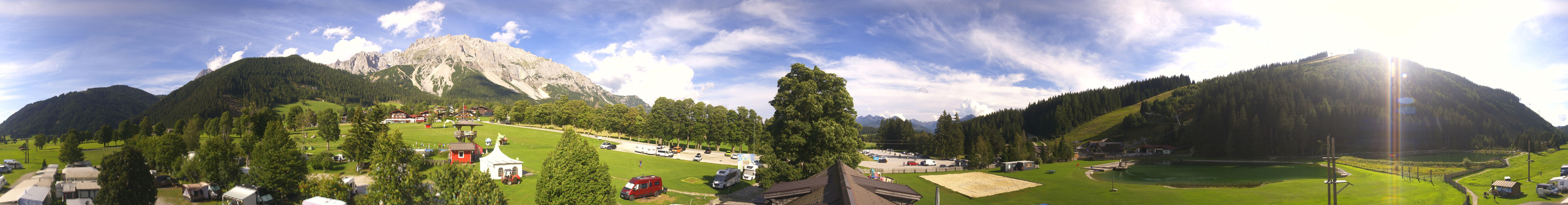 Archived image Webcam Camping Ramsau Beach (Schladming-Dachstein)