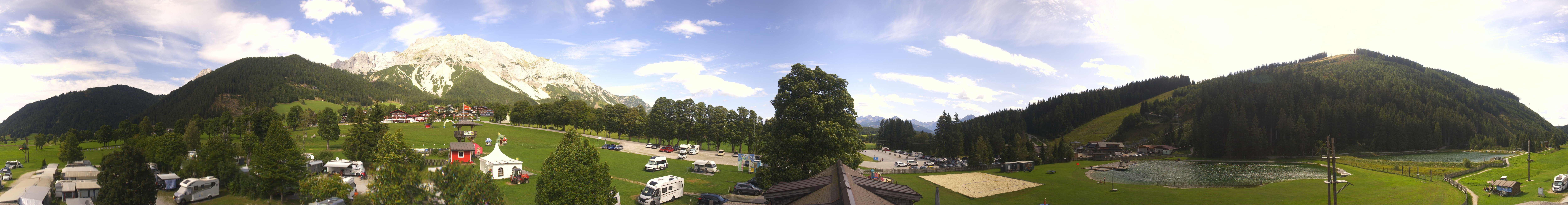 Archived image Webcam Camping Ramsau Beach (Schladming-Dachstein)