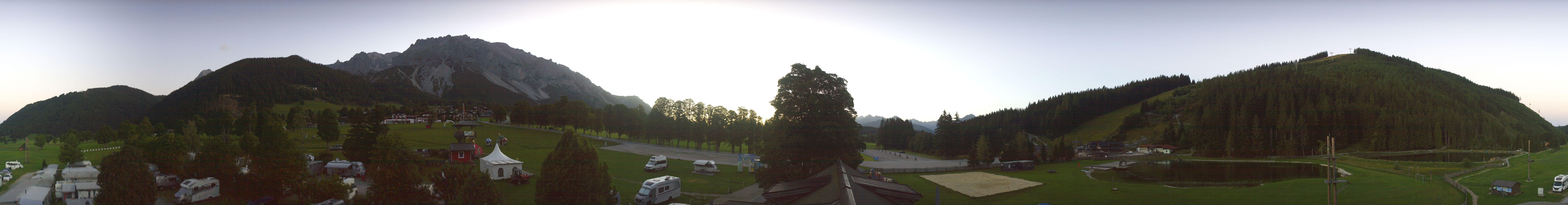 Archived image Webcam Camping Ramsau Beach (Schladming-Dachstein)