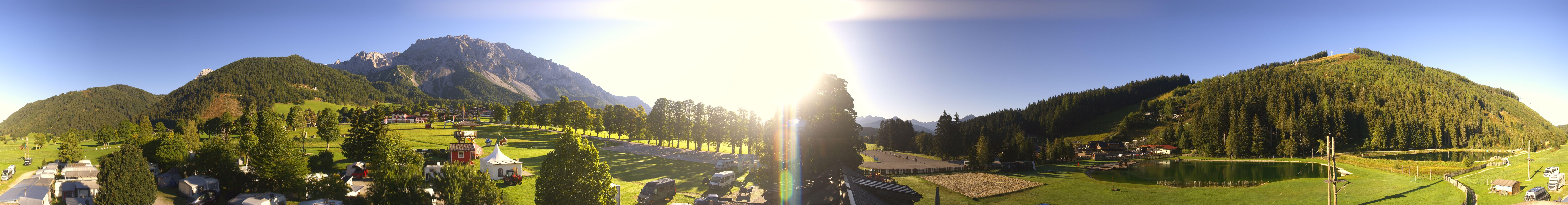 Archived image Webcam Camping Ramsau Beach (Schladming-Dachstein)