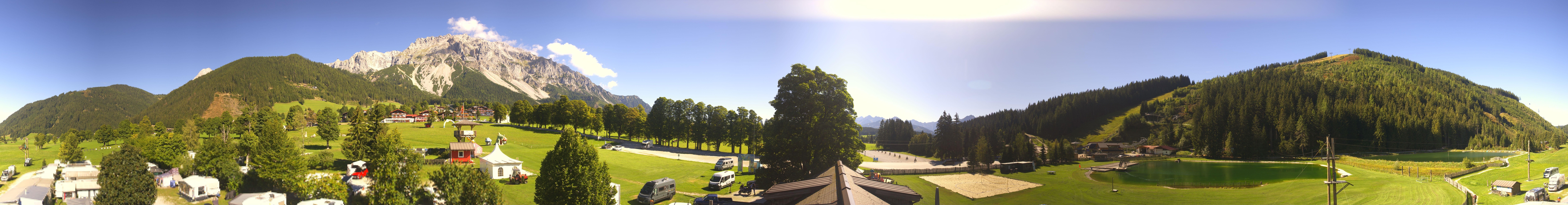 Archived image Webcam Camping Ramsau Beach (Schladming-Dachstein)