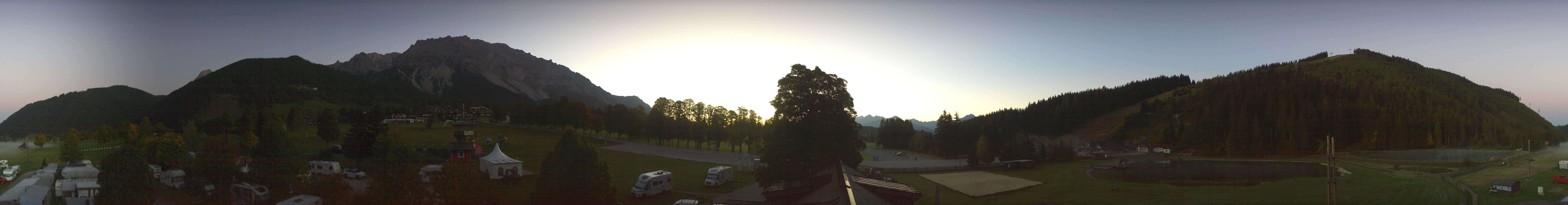 Archived image Webcam Camping Ramsau Beach (Schladming-Dachstein)