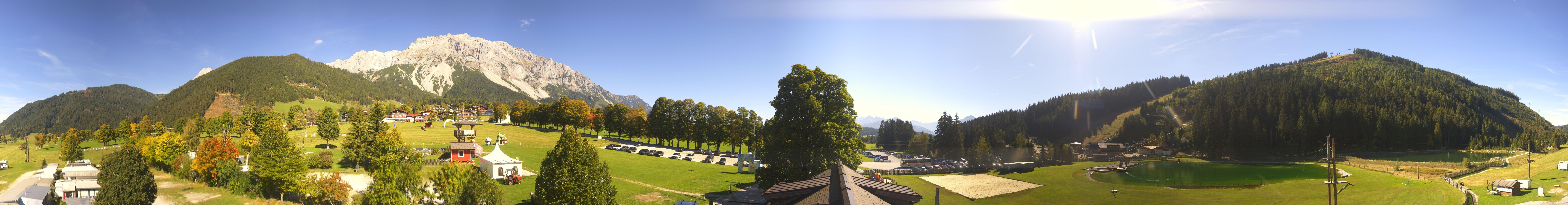 Archived image Webcam Camping Ramsau Beach (Schladming-Dachstein)