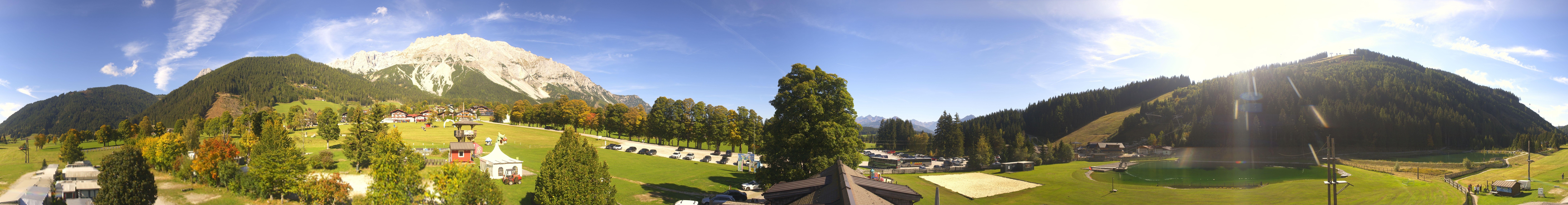 Archived image Webcam Camping Ramsau Beach (Schladming-Dachstein)