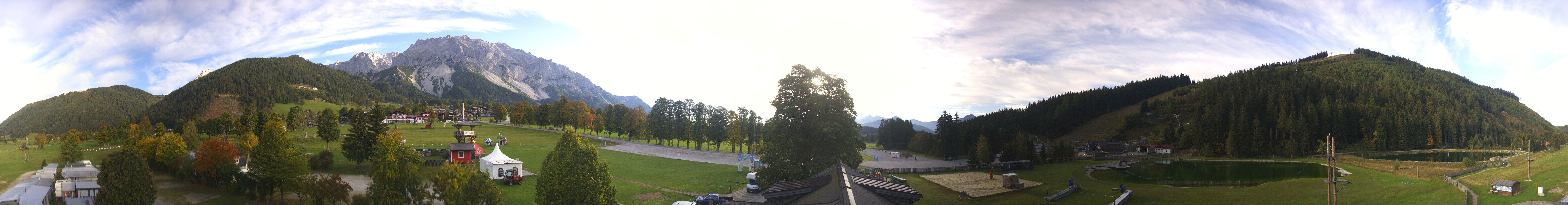 Archived image Webcam Camping Ramsau Beach (Schladming-Dachstein)