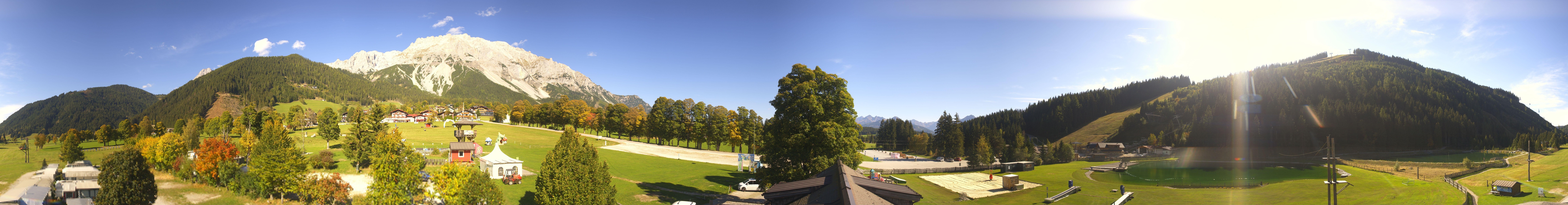Archived image Webcam Camping Ramsau Beach (Schladming-Dachstein)