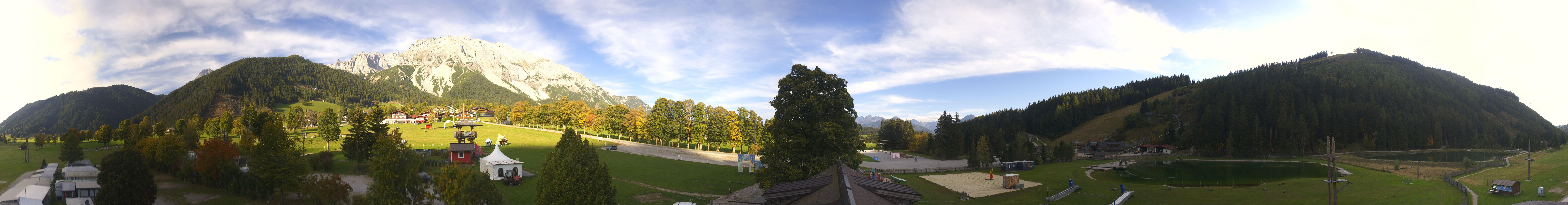 Archived image Webcam Camping Ramsau Beach (Schladming-Dachstein)