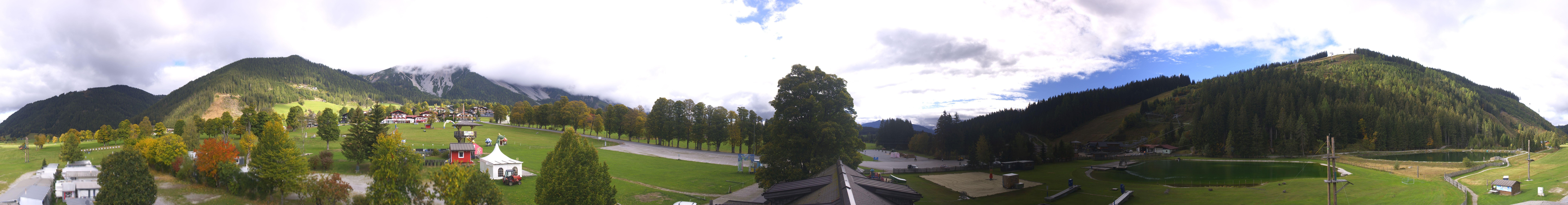 Archived image Webcam Camping Ramsau Beach (Schladming-Dachstein)