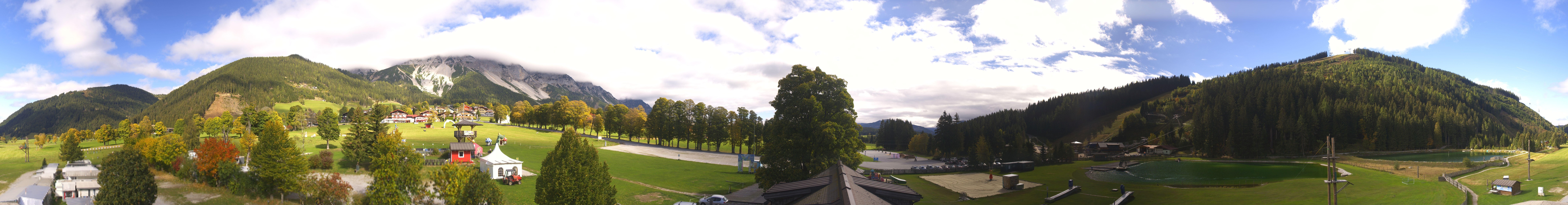 Archived image Webcam Camping Ramsau Beach (Schladming-Dachstein)
