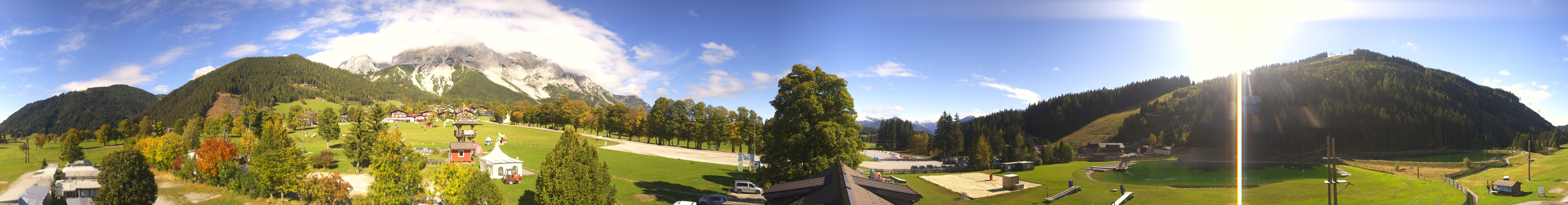 Archived image Webcam Camping Ramsau Beach (Schladming-Dachstein)