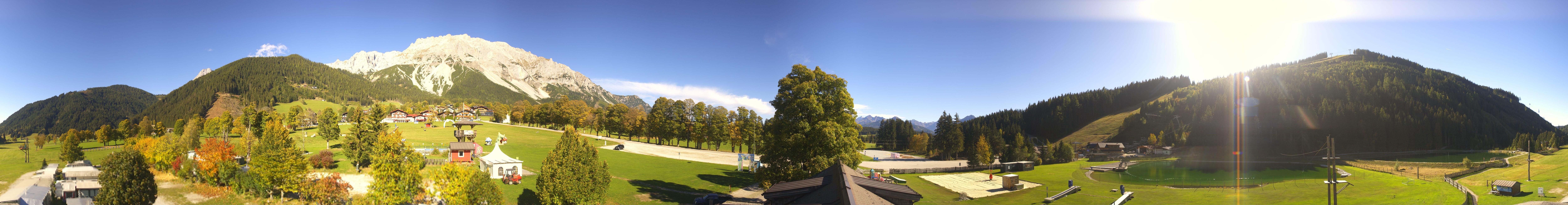 Archived image Webcam Camping Ramsau Beach (Schladming-Dachstein)