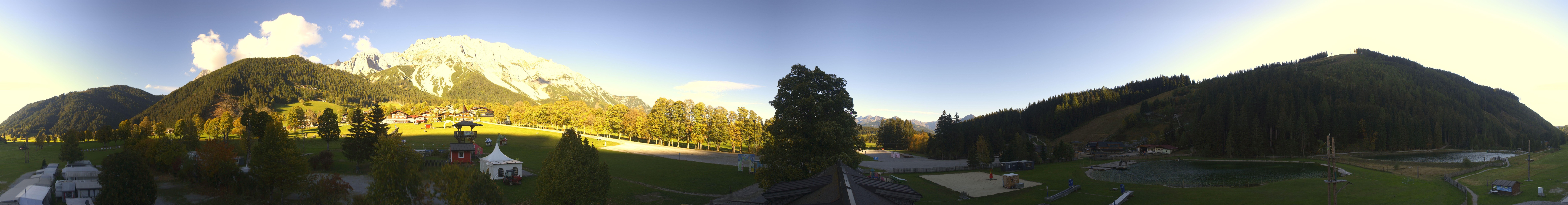 Archived image Webcam Camping Ramsau Beach (Schladming-Dachstein)