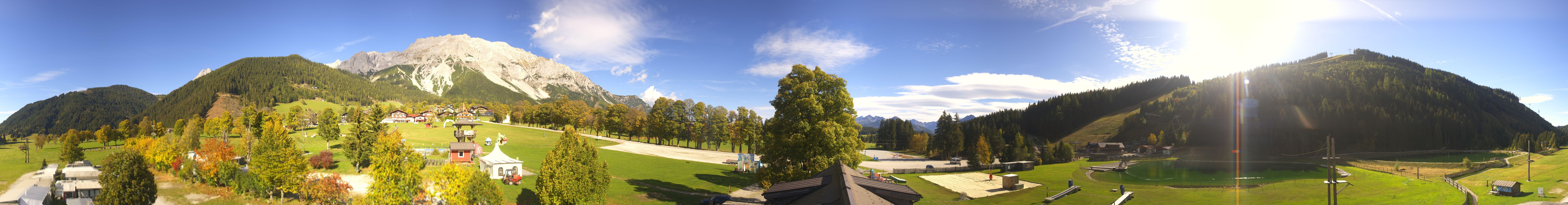 Archived image Webcam Camping Ramsau Beach (Schladming-Dachstein)