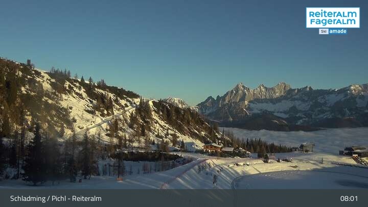 Archiv Foto Webcam Reiteralm - Blick auf den Speichersee
