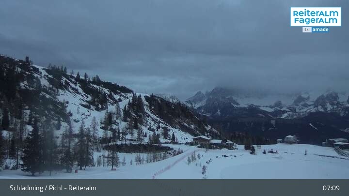 Archived image Webcam Reiteralm - View Reservoir