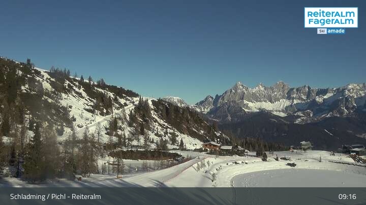 Archiv Foto Webcam Reiteralm - Blick auf den Speichersee