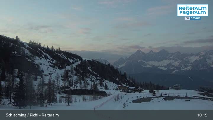 Archived image Webcam Reiteralm - View Reservoir