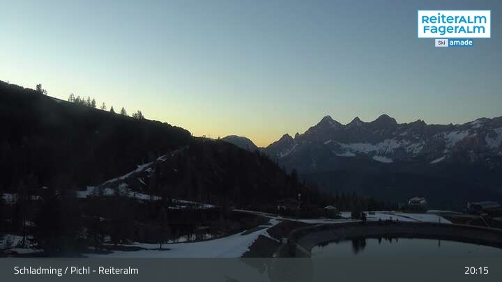 Archiv Foto Webcam Reiteralm - Blick auf den Speichersee