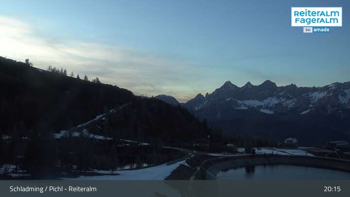 Archiv Foto Webcam Reiteralm - Blick auf den Speichersee