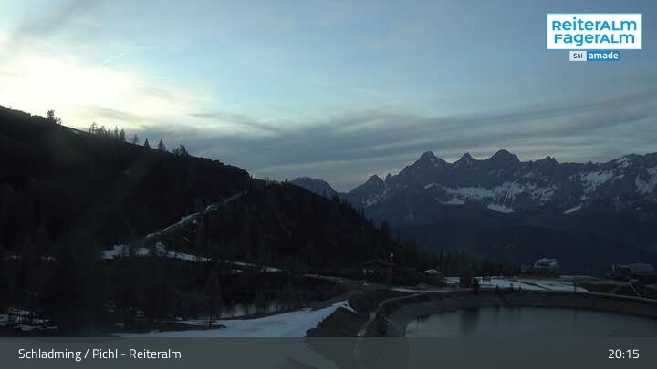 Archiv Foto Webcam Reiteralm - Blick auf den Speichersee