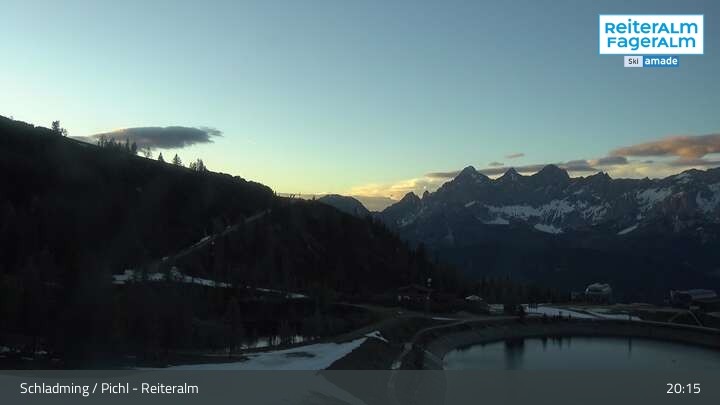 Archiv Foto Webcam Reiteralm - Blick auf den Speichersee