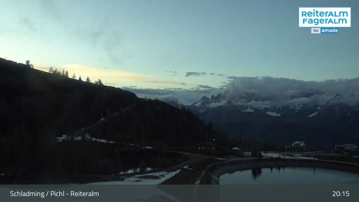 Archived image Webcam Reiteralm - View Reservoir
