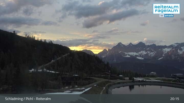 Archiv Foto Webcam Reiteralm - Blick auf den Speichersee