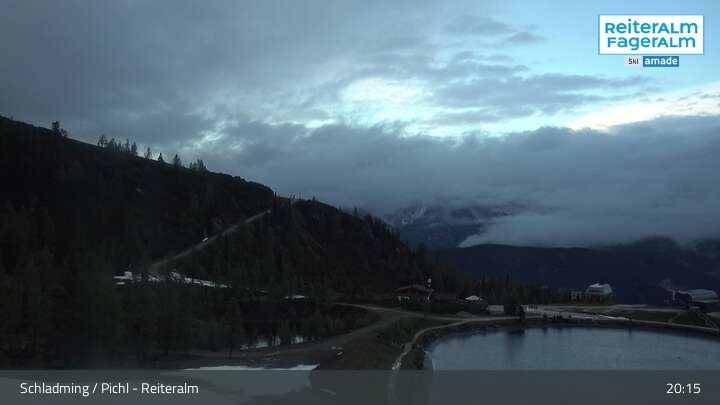 Archiv Foto Webcam Reiteralm - Blick auf den Speichersee