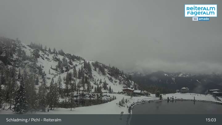Archiv Foto Webcam Reiteralm - Blick auf den Speichersee