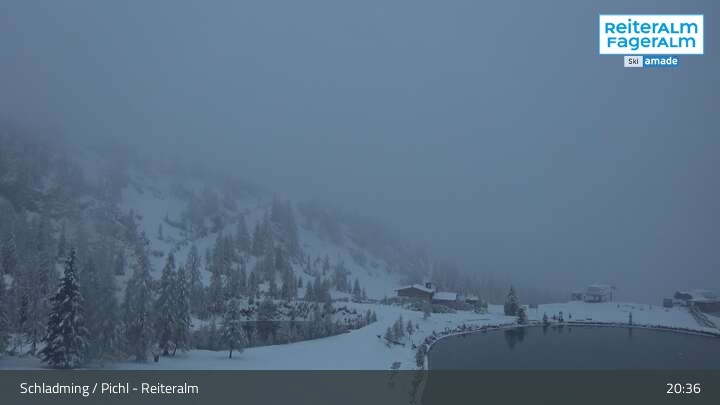 Archiv Foto Webcam Reiteralm - Blick auf den Speichersee