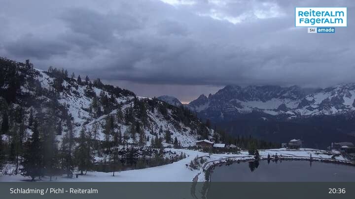 Archiv Foto Webcam Reiteralm - Blick auf den Speichersee