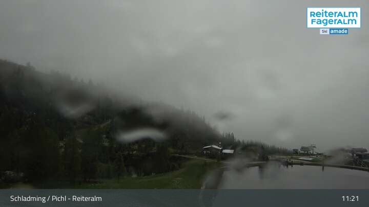 Archiv Foto Webcam Reiteralm - Blick auf den Speichersee
