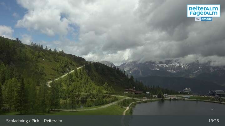 Archiv Foto Webcam Reiteralm - Blick auf den Speichersee