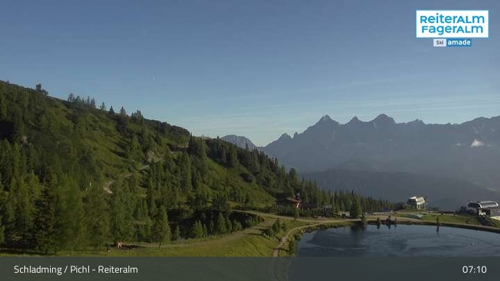 Archived image Webcam Reiteralm - View Reservoir