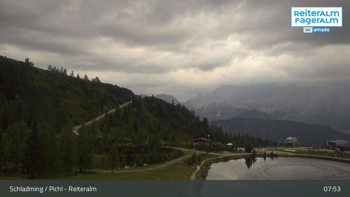 Archiv Foto Webcam Reiteralm - Blick auf den Speichersee