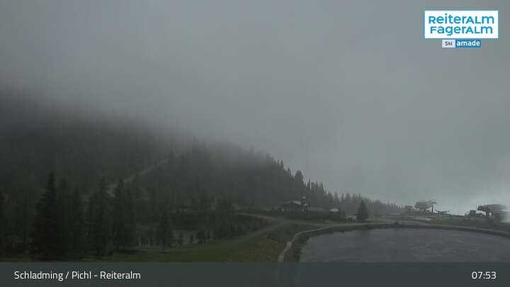 Archiv Foto Webcam Reiteralm - Blick auf den Speichersee