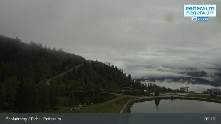 Archived image Webcam Reiteralm - View Reservoir