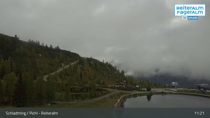 Archived image Webcam Reiteralm - View Reservoir