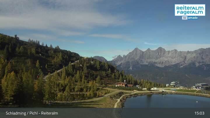 Archived image Webcam Reiteralm - View Reservoir