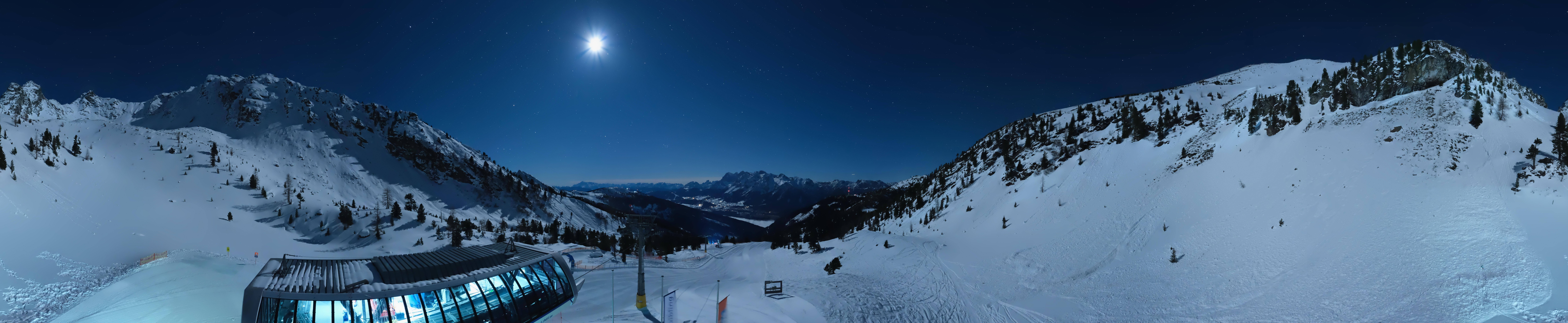 Archived image Webcam Hauser Kaibling, Styria - View towards Schladminger Tauern
