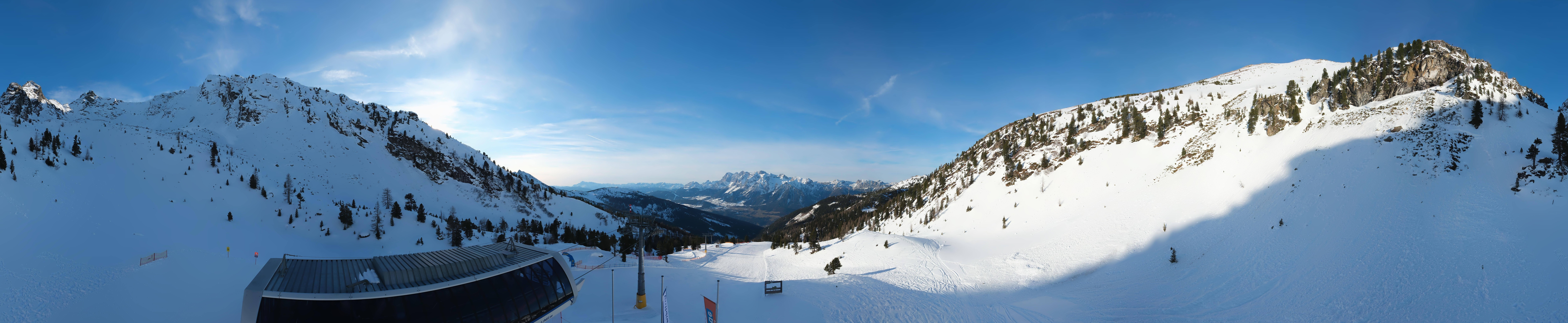 Archived image Webcam Hauser Kaibling, Styria - View towards Schladminger Tauern
