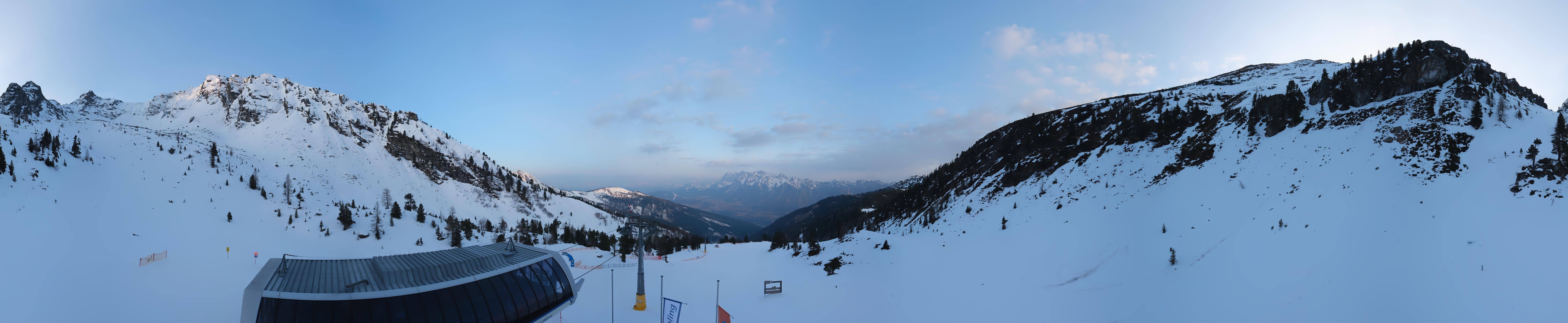 Archived image Webcam Hauser Kaibling, Styria - View towards Schladminger Tauern